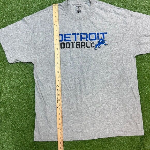 Vintage 00s Detroit Lions Reebok Spellout Logo T-Shirt Size XL - Picture 4 of 5